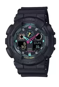 Casio G-Shock Analog/Digital Multicolor Dial Black Watch GA-100MF-1A /GA100MF-1A - Picture 1 of 5