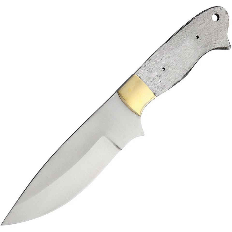 Knifemaking Full Tang Messerklinge aus Edelstahl satiniert, 24,5 cm Länge