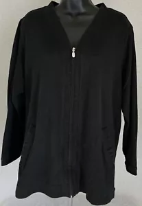 Hasting & Smith Womens Jacket Coat Size 3X Black - Picture 1 of 24