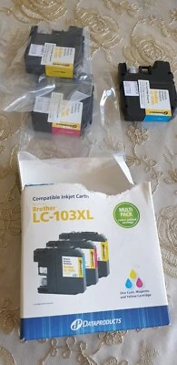 Dataproducts Remanufactured Brother LC103XL Tri-Color Ink Cartridges - Image 1 of 4
