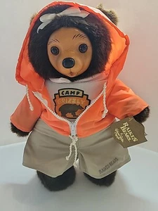 Vintage 1990 Robert Raikes Hillary Bear Camp Grizzly #6229 with Tags - Picture 1 of 10