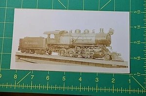 Train Steam Locomotive Builders Card Seaboard Airline Ry # 900 Negative Photo - Picture 1 of 5