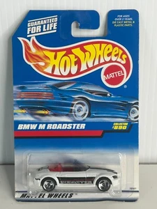1997 Hot Wheels BMW M Roadster White w/ Chrome Razor Wheels Mainline #890 New - Picture 1 of 2