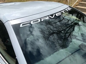 "Pegatina calcomanía de vinilo para parabrisas Corvette C8 40" - Imagen 1 de 12