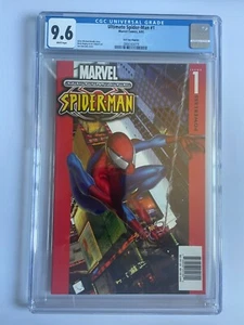 ULTIMATE SPIDER-MAN #1 - POWERLESS -CGC 9.6! JOE QUESADA COVER! KB TOYS REPRINT! - Picture 1 of 4