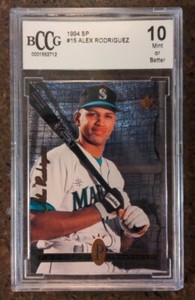 1994 Upper Deck SP #15 Alex Rodriguez Rookie Card BCCG 10 CROSSOVER CANDIDATE RC