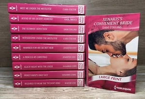 Lot of 10 Harlequin LARGE PRINT Romance Hardback Books ~ Mills & Boon - Picture 1 of 24