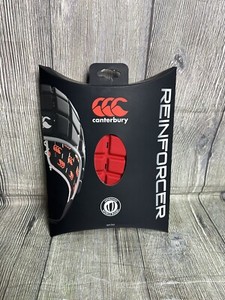 CCC Canterbury Rugby Reforcer Casco Scrumcap Para Hombre Adultos Rojo Verdadero Pequeño