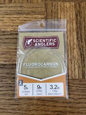 Scientific Anglers Premium Fluorocarbon Fly Fishing Leaders - 9 FT 5x