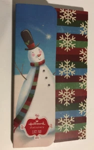 Hallmark Vintage Schreibwaren Schneemann Liste Blöcke Posten von zwei&& - Bild 1 von 3