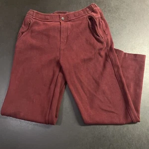 Boy's ZARA KIDS Maroon Corduroy Pull-On Pants Sz 11-12 - Picture 1 of 4