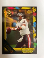 1991 Jim Harbaugh Wild Card 1000 Stripe.