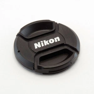 NIKON LC-72 STYLE 72MM CENTRE PINCH CLIP ON LENS CAP FOR NIKON WITH KEEPER CORD - Picture 1 of 2