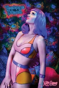 Rare 2010 KATY PERRY Teenage Dream  Licensed MAXI poster   36" X 24"  Sealed - Bild 1 von 1