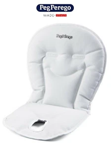 Peg Perego Coussin Blanc Poussette Chaise Haute Bébé Coussinet -nuovo-italia - Photo 1/2