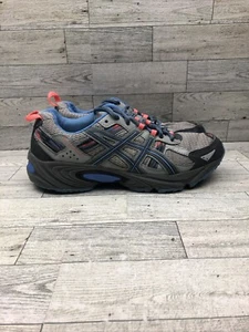 Asics GEL-Venture 5 Womens Size 7.5 Grey Blue Athletic Running Sneakers FLAWED - Picture 1 of 9