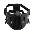 TACTICAL Airsoft Outdoor Hunting Paintball Half Face PROTECTIVE MASK Black SALE