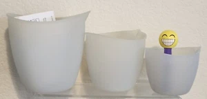 Pampered Chef Silicone Prep Bowls #2421 Set of 3 - NO LIDS - Picture 1 of 4