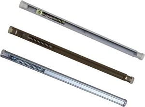 Espátulas Para Cortinas Ajustable A Primavera, Barra Ampliable Hierro Y Aluminio - Imagen 1 de 6