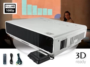 Proyector DLP híbrido láser/LED para universidades, colegios 2500 lúmenes Full HD 3D - Imagen 1 de 10