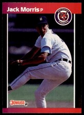 1989 Donruss Jack Morris A Baseball Cards #234