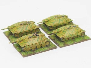 15MM WW2 CACCIATORI DI CARRI ARMATI TEDESCHI HETZER X 4. DIPINTO. BLU 458 - Foto 1 di 4