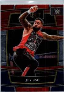 2022 Panini Select WWE #11 Jey Uso Red and Blue Prizms - Foto 1 di 2