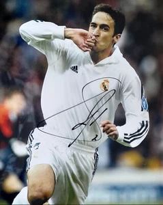 Raul Gonzalez Real Madrid Spain Signed 10" x 8" Photo Autograph COA Striker Lege - Picture 1 of 1