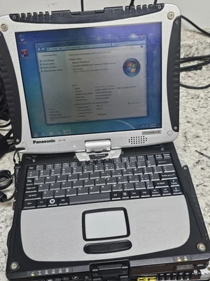 16X Lot Panasonic 10.4" ToughBook CF-19 Core 2 Duo  3/4Gb 100GB Windows XP/7 Pro - Image 1 of 4