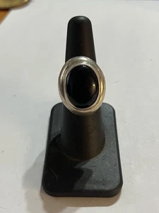 Mexico Sterling Silver Black Onyx Ring - Picture 1 of 7