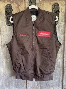 Gilet Riverside uomo marrone medio Thinsulate made in USA abbigliamento da lavoro uniforme Stroehmann - Foto 1 di 7