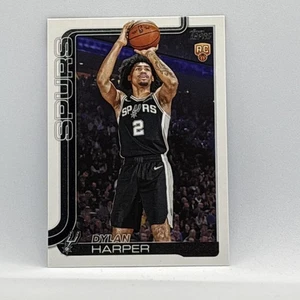 2025-26 Topps Basketball Rookie Card Dylan Harper #202 [RC]  San Antonio Spurs - Picture 1 of 3