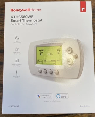 Honeywell Wi-Fi 7-Day Programmable Thermostat (RTH6580WF) - Image 1 of 4