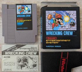 Juego Wrecking Crew Nintendo NES - EMBALAJE ORIGINAL - CIB - Small Box Nintendo - Abejas