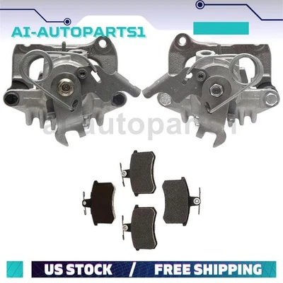 Задние левые задние правые тормозные суппорты и тормозные колодки для Audi A4 1997 года - Изображение 1 из 4