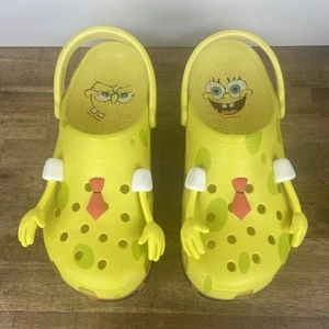 Crocs Spongebob Squarepants Men's Classic Clogs Size 12 - Picture 1 of 13
