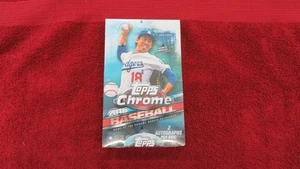 2016 Topps Chrome Baseball Hobby Box FACTORY SEALED 2 Autos - Picture 1 of 1