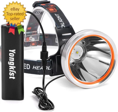 Luz de caza Coon potente faro LED súper brillante recargable Hea Foto 1 de 4