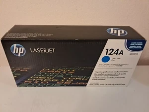 Cartucho de tóner HP Q6001A 124A cian LaserJet NUEVO SELLADO - Imagen 1 de 3