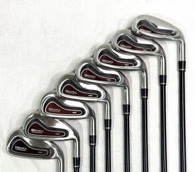 Nickent Genex Titanium ARC Irons 3-PW RH Steel Stiff 75g UST CP2 Pro Jumbo Grips - Image 1 of 4