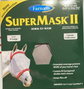 Farnam SuperMask II Classic senza orecchie, X-Large Cacciatore di cavalli verde/grigio - Foto 1 di 5