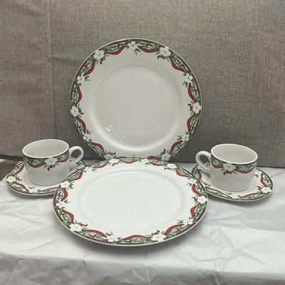 6piece PFALTZGRAFF YULETIDE Festive Holiday Designed Stoneware Dinnerware - Image 1 of 4