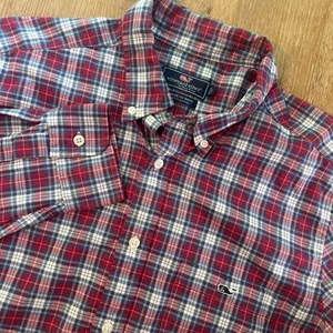 Camisa Murray de manga larga con botones calce clásico Vineyard Vines para hombre grande - Imagen 1 de 5