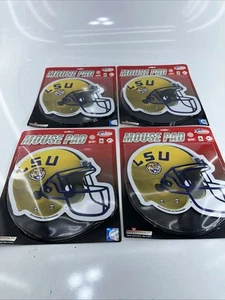 Menge 4 brandneue LSU Football Helm Mauspads offiziell lizenziert - Bild 1 von 5