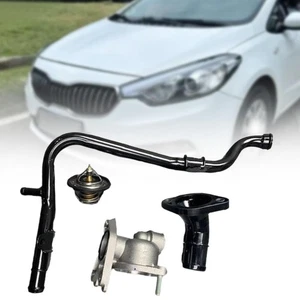 Thermostat Housing and Coolant Pipe 2563003100 Black for Hyundai Sturdy - Picture 1 of 7