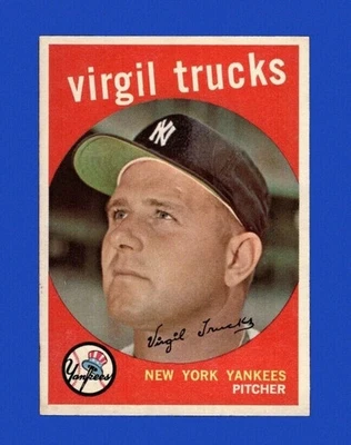 1959 Topps BASEBALL Virgil Trucks #417 (NM) New York Yankees - Image 1 of 2