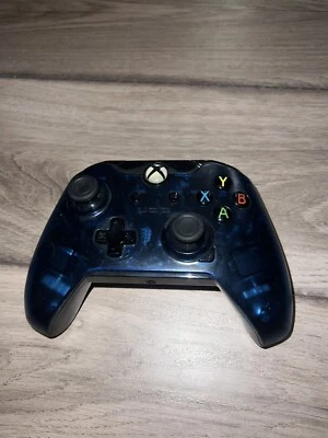 Xbox One Power A Controller Clear Blue Wired Controller NO CORD - Image 1 of 4