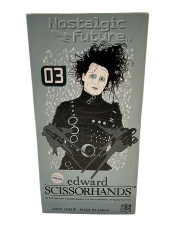 1997 Wind-Up Edward Scissorhands Medicom Sunrise Nostalgic Future with Box Cover