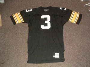 Maglia calcio Pittsburgh Steelers #3 Home 1987 squadra emessa gioco maglia sabbia 46 - Foto 1 di 8