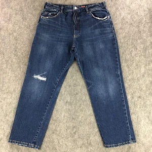 Anthropologie Pilcro Jeans Damen 32 Blau High Rise Cropped Ankle Relaxed Fit - Bild 1 von 13